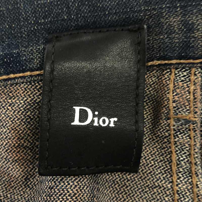 Dior homme / ディオールオム | 05AW エディスリマン期 赤錆加工 デニムパンツ | 29 | インディゴ | メンズの画像6