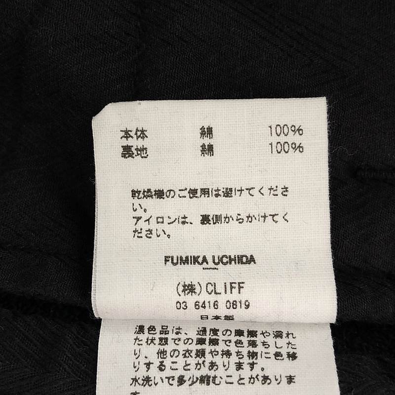 FUMIKA UCHIDA / フミカウチダ | コットン ジャンプスーツ | 36 | ブラック | レディース_画像6