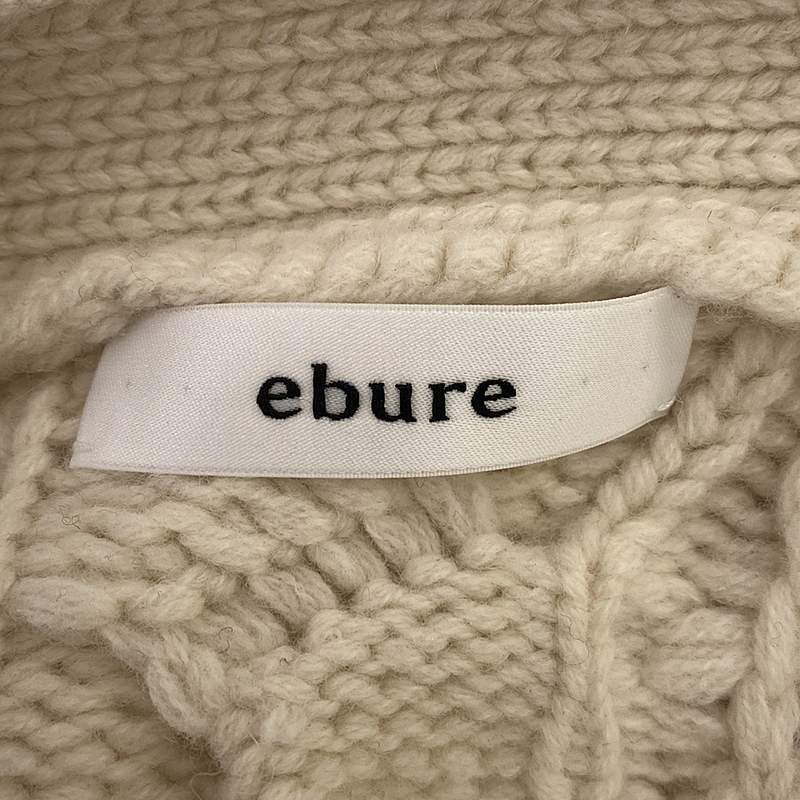 ebure / エブール | ケーブルニット カーディガン | アイボリー | レディース_画像5