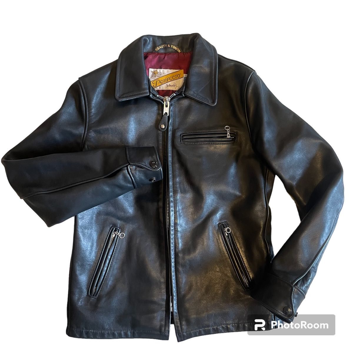 Schott × UNITED ARROWS 別注 レザージャケット シングル Schott × UNITED ARROWS 別注 レザージャケット シングル