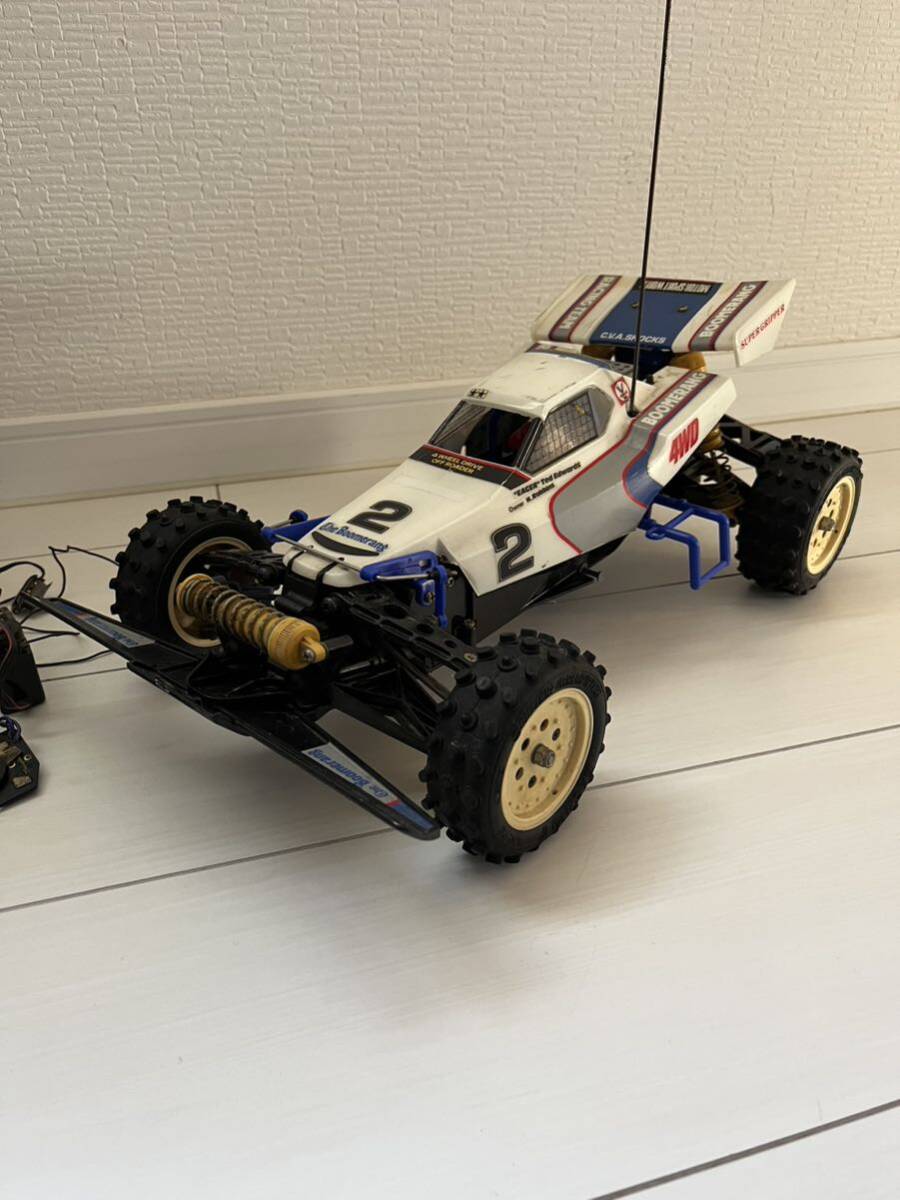 タミヤ ブーメラン4WD ラジコン バギー 当時物 TAMIYA セット 動作未確認_画像2