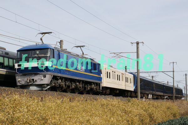 鉄道写真 04304:EF210-355＋マニ50＋東急2100系ロイヤルエクスプレス_画像1