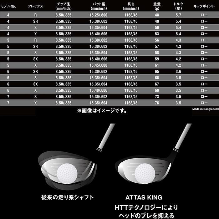 新品■税込■先端部が爆発的な加速 ≪ ATTAS KING 13 ≫ 4S アッタス キングの画像8