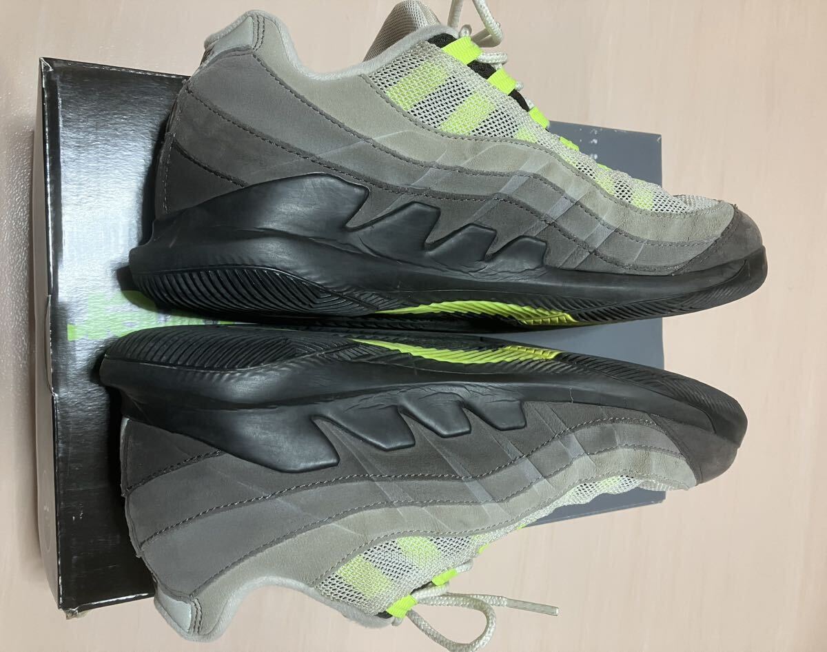 貴重 NIKE ナイキ ZOOM VAPOR RF X AM95 エアマックス フェデラー モデル 27cm イエローグラデ USED_画像6