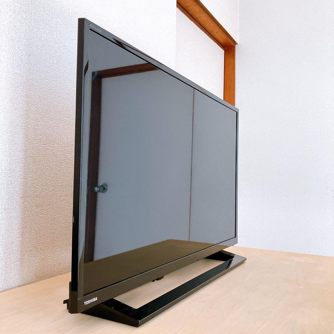 TOSHIBA 液晶テレビ 2019年製 REGZA 32S22 裏番組録画 黒