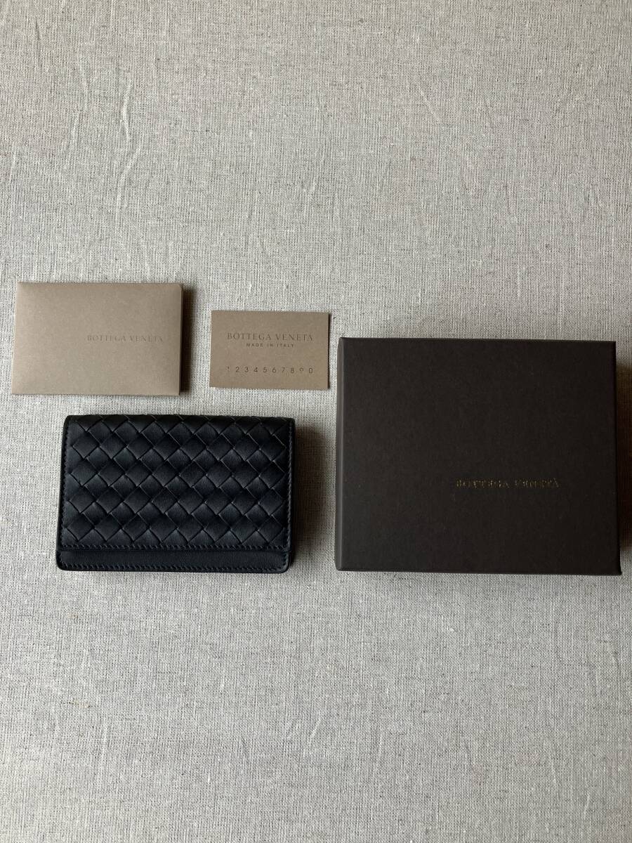 ボッテガヴェネタ BOTTEGA VENETA　カードケース　名刺入れ　ブラック_画像1