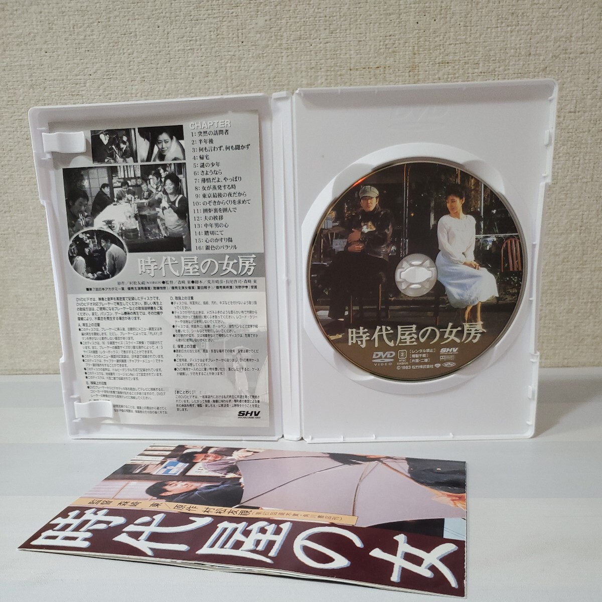 セルDVD■時代屋の女房■監督/脚本:森崎東■原作/村松友視■渡瀬恒彦■夏目雅子■縮小版ポスター有■日本アカデミー賞主演男優/女優/美術賞_画像3