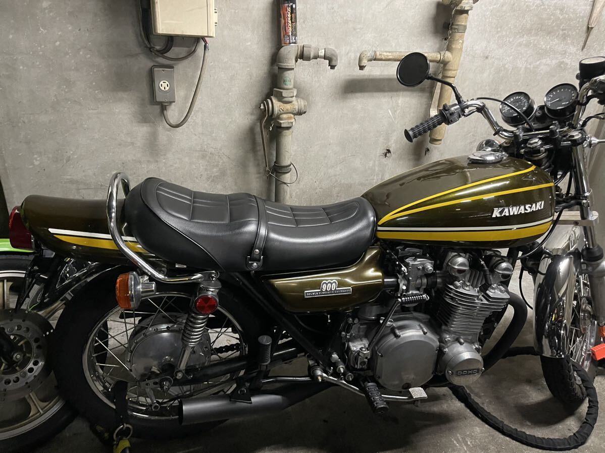 z1 z2 Z1 Z2 kz900 kz1000 外装　外装セット　イエロータイガー　純正品　当時物 外装一式 テールカウル サイドカバー　オリジナル塗装_画像1