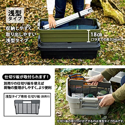  squirrel storage box start  King trunk cargo 40L low type black made in Japan TC-70S LOW