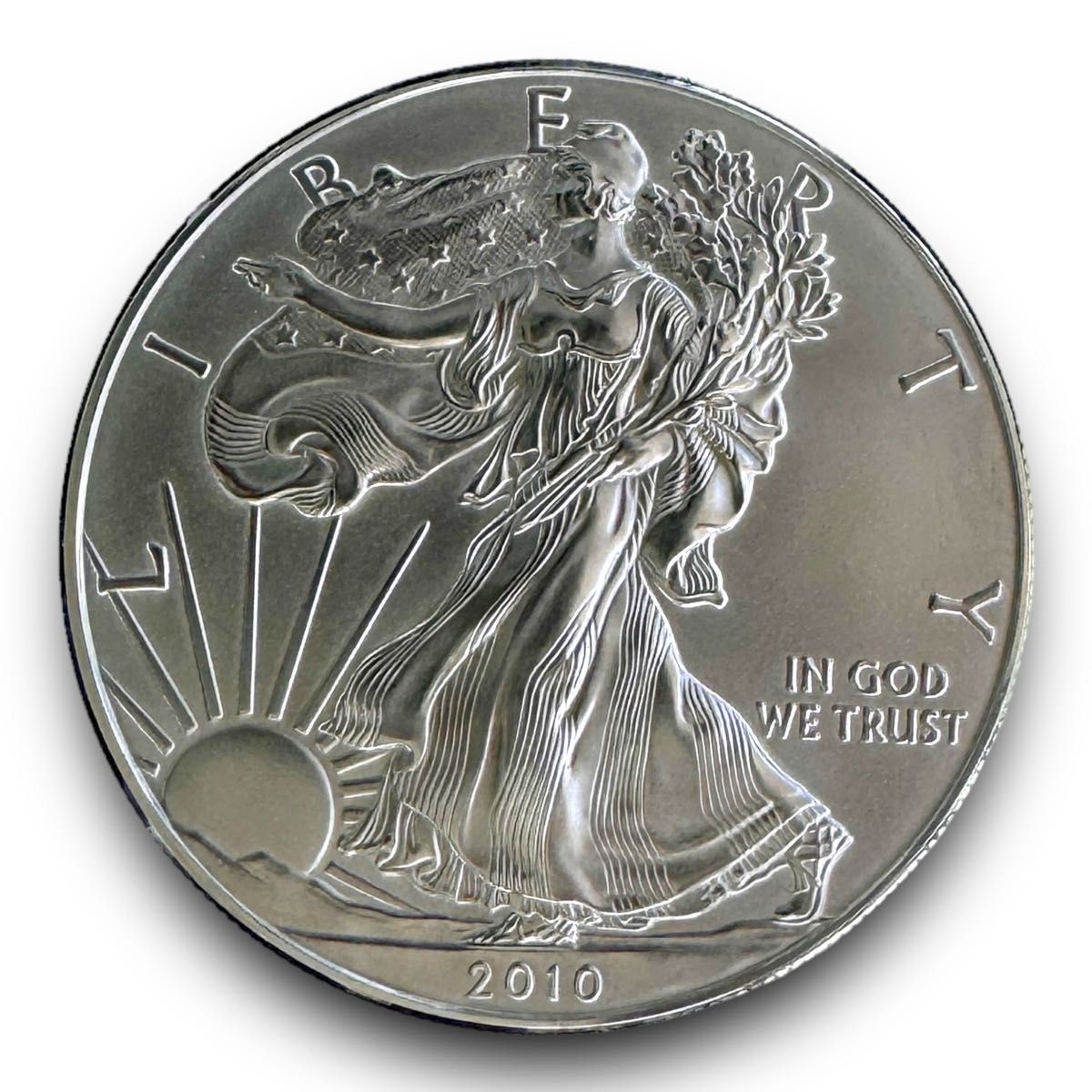 【to3589SH 様専用】002-SE【2010年発行】アメリカ イーグル銀貨 1ドル 1オンス 銀貨 FINE SILVER