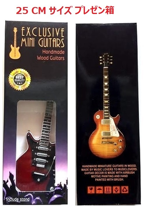 PRINCE Prince Gold модель миниатюра гитара 25 cm. Mini музыкальные инструменты 