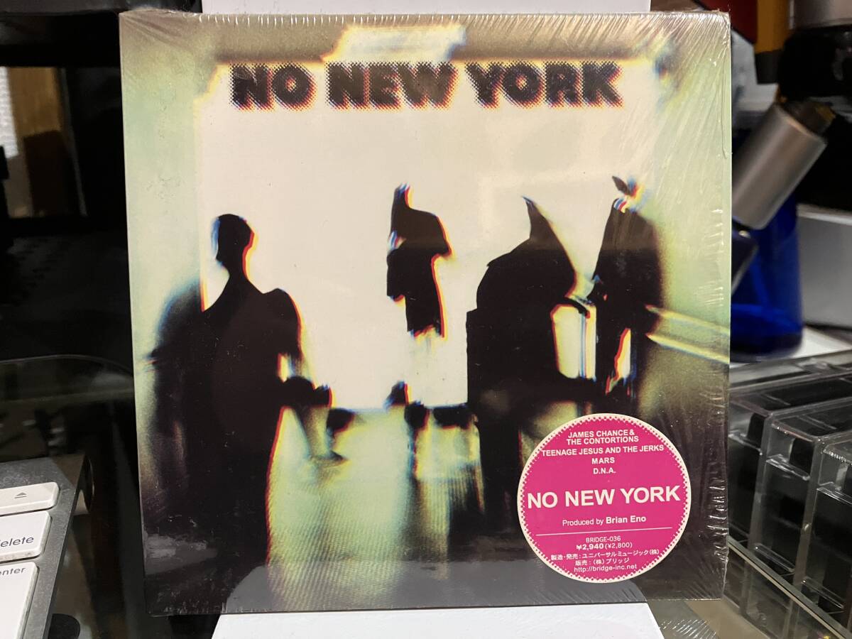 NO NEW YORK PRODUCED BY BRIAN ENO 国内盤紙ジャケットCD シュリンク ステッカー付 CONTORTIONS D.N.A_画像1