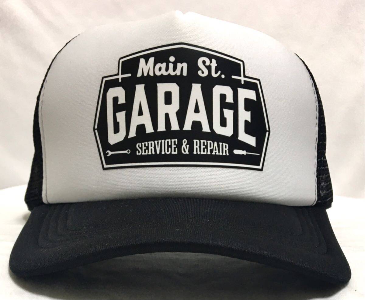 Main.st GARAGEレトロ　トラッカーキャップ　新品　ブラック　アメカジ　メッシュキャップ _画像5