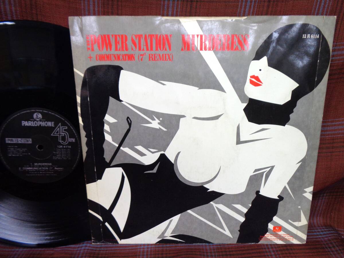 L#4201◆12inch◆ パワー・ステーション コミュニケーション THE POWER STATION Communication (Remix) / Murderess Parlophone 12 R 6114の画像1