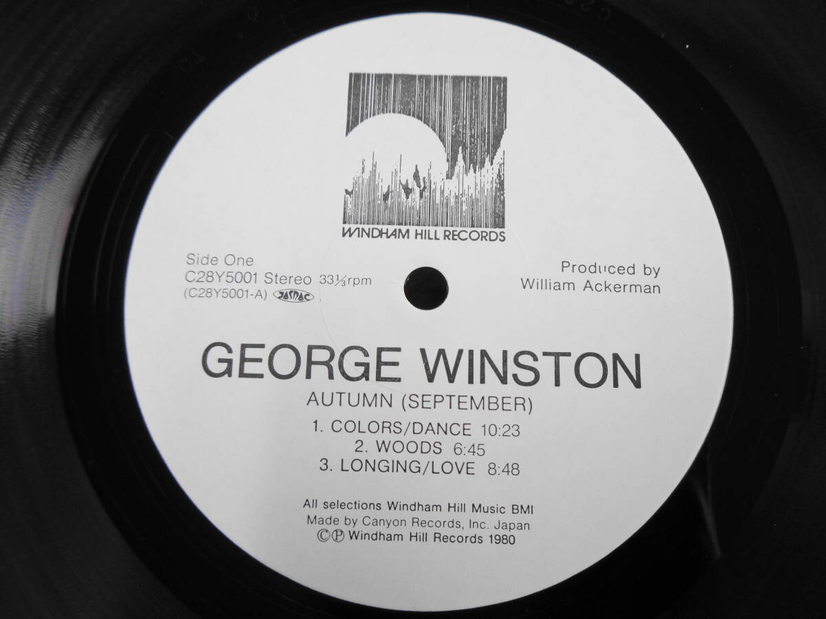 L#4338◆帯付LP◆ ジョージ・ウィンストン - オータム GEORGE WINSTON Autumn ピアノ インスト イージーリスニング C28Y5001の画像3