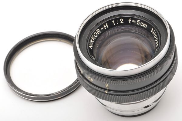 NIKKOR-H 5cm F2 ニッコール Ｈ ブラック フィルター ニコン S 日本光学 Nippon Kogaku Black 日本 Nikon NIKKOR H 5/2 50 20 Ｓ S2 Ｓ２_画像1