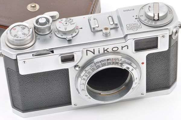 Nikon S2 ニコン Ｓ２ 革ケース 日本光学 東京 NIPPON KOGAKU TOKYO 日本製 JAPAN レンジファインダー S 2 Ｓ ２_画像1