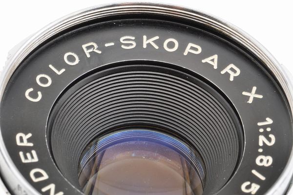 VOIGTLANDER COLOR SKOPAR X 50mm F2.8fok trenda - color skopa-X COLOR-SKOPAR Germany made color skopa-50/2.8 28 5