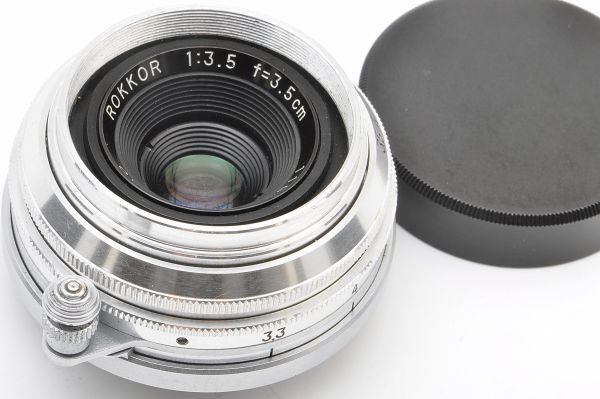 CHIYOKO ROKKOR 3.5cm F3.5 Lマウント L39 千代田光学 ロッコール 3.5/3.5 キャップ フィルター Leica ライカ Leitz ライツ ミノルタ 35_画像1