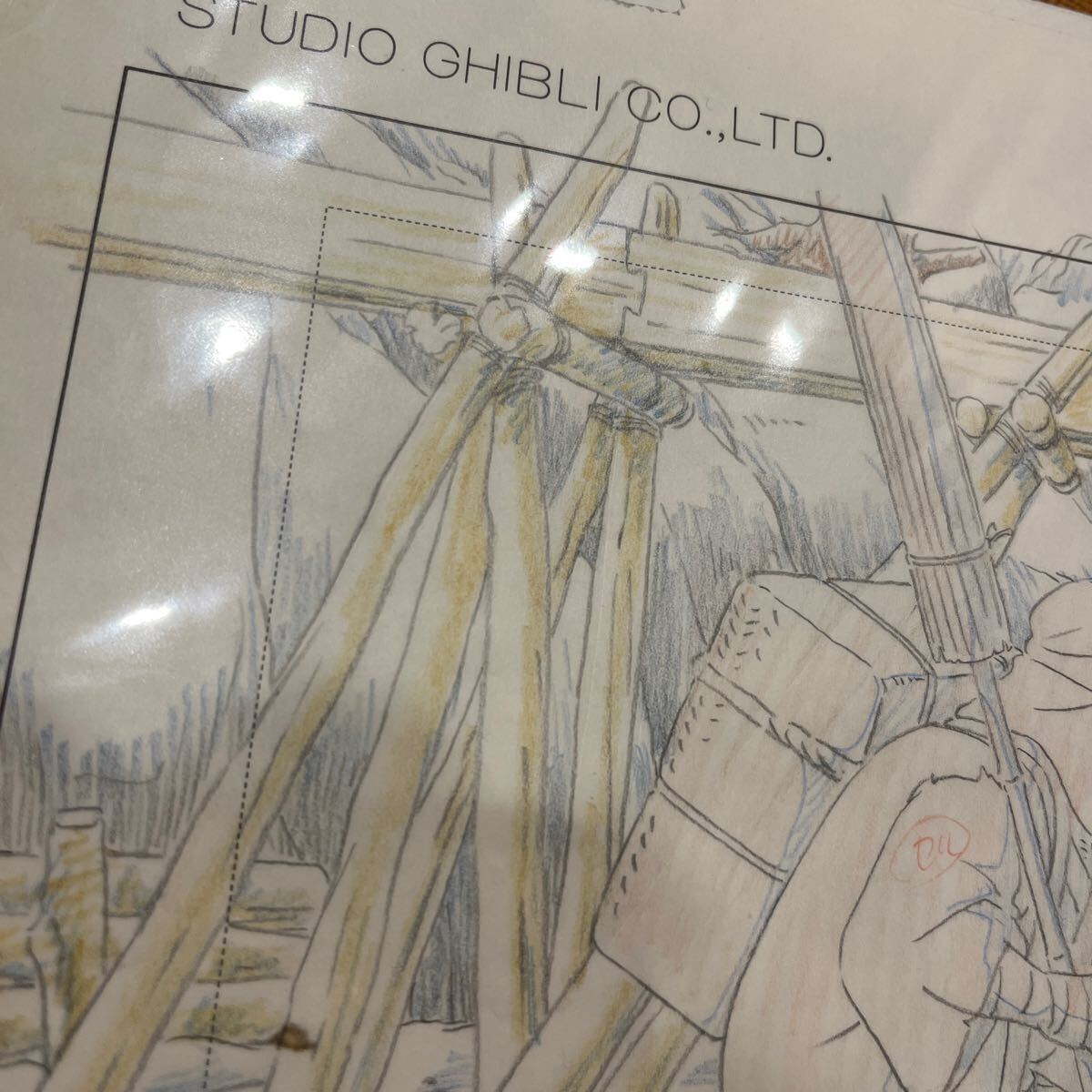 宮崎駿 スタジオジブリSTUDIO GHIBLI もののけ姫 Princess Mononoke 直筆 レイアウト 原画の画像2