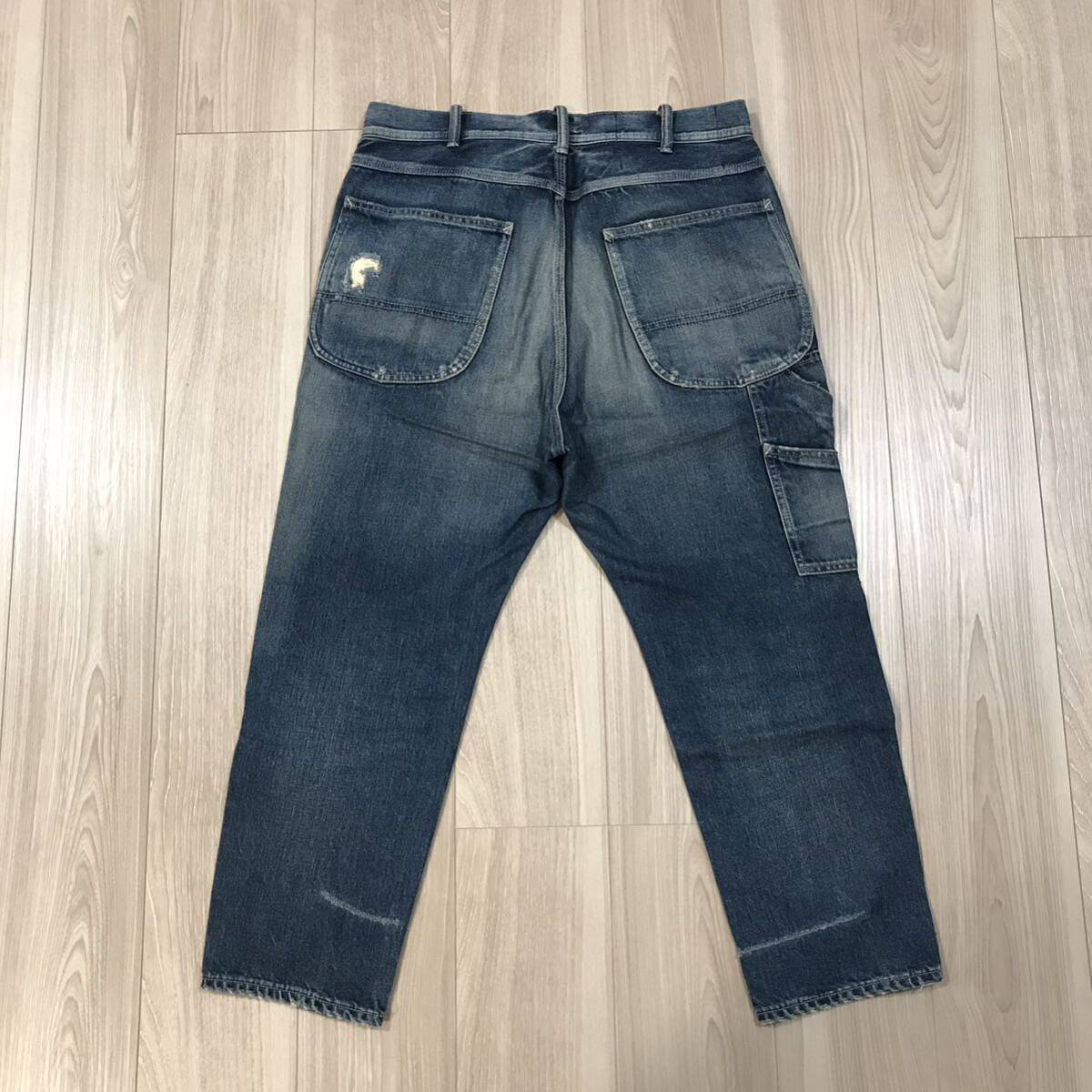 UNITED ARROWS & SONS SASHIKO DENIM PANTS アンド サンズ 刺子 UNITED ARROWS & SONS SASHIKO DENIM PANTS アンド サンズ 刺子