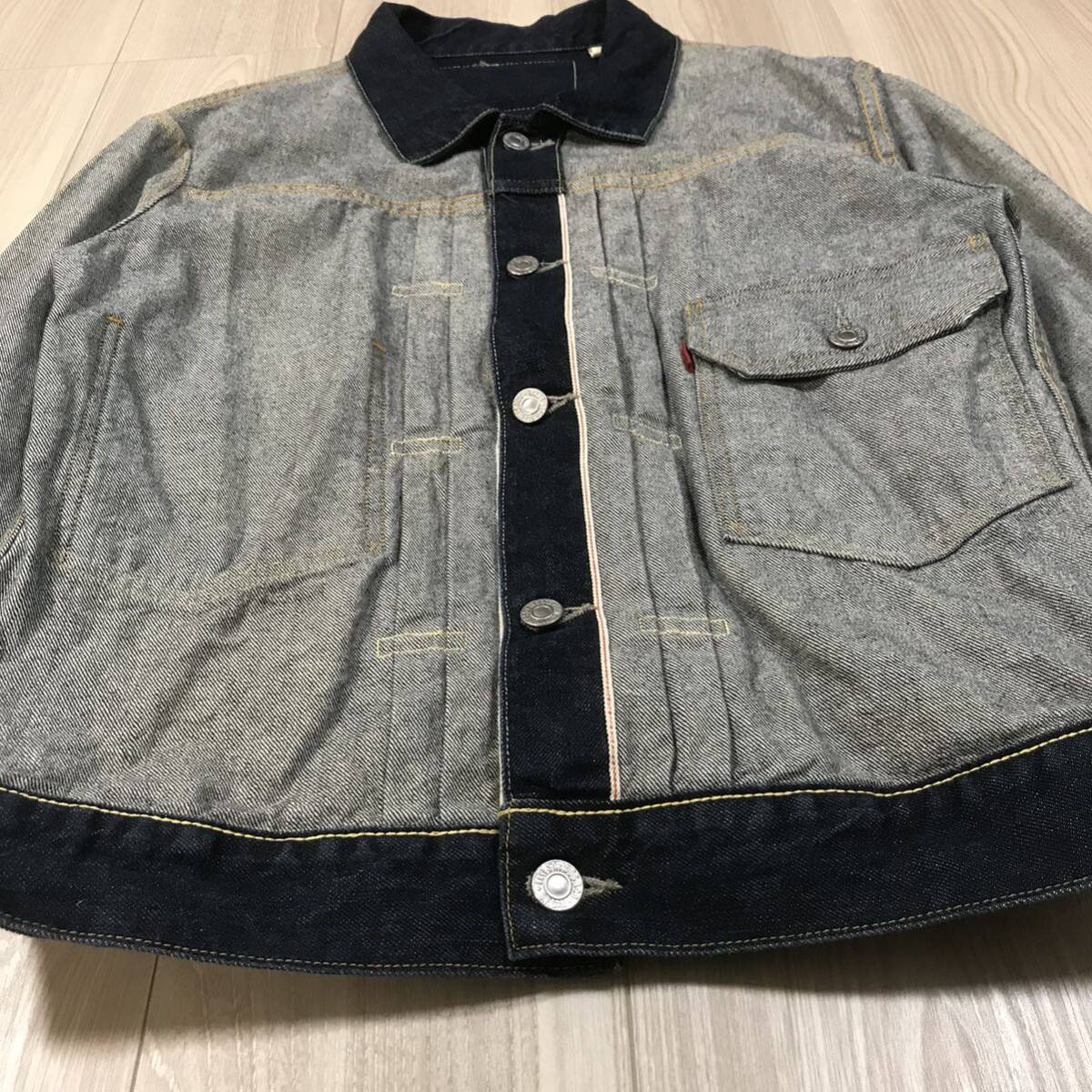 LEVI'S LEVIS BEAMS INSIDE OUT Trucker jacket 2nd BIG E LEVI'S LEVIS BEAMS INSIDE OUT Trucker jacket 2nd BIG E