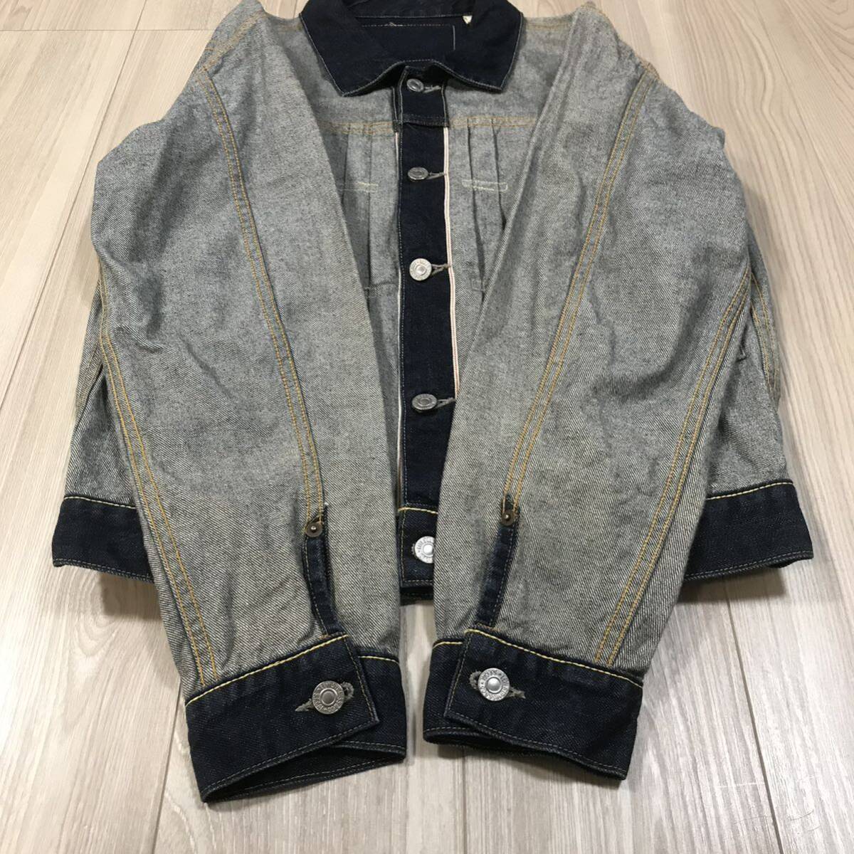 LEVI'S LEVIS BEAMS INSIDE OUT Trucker jacket 2nd BIG E LEVI'S LEVIS BEAMS INSIDE OUT Trucker jacket 2nd BIG E