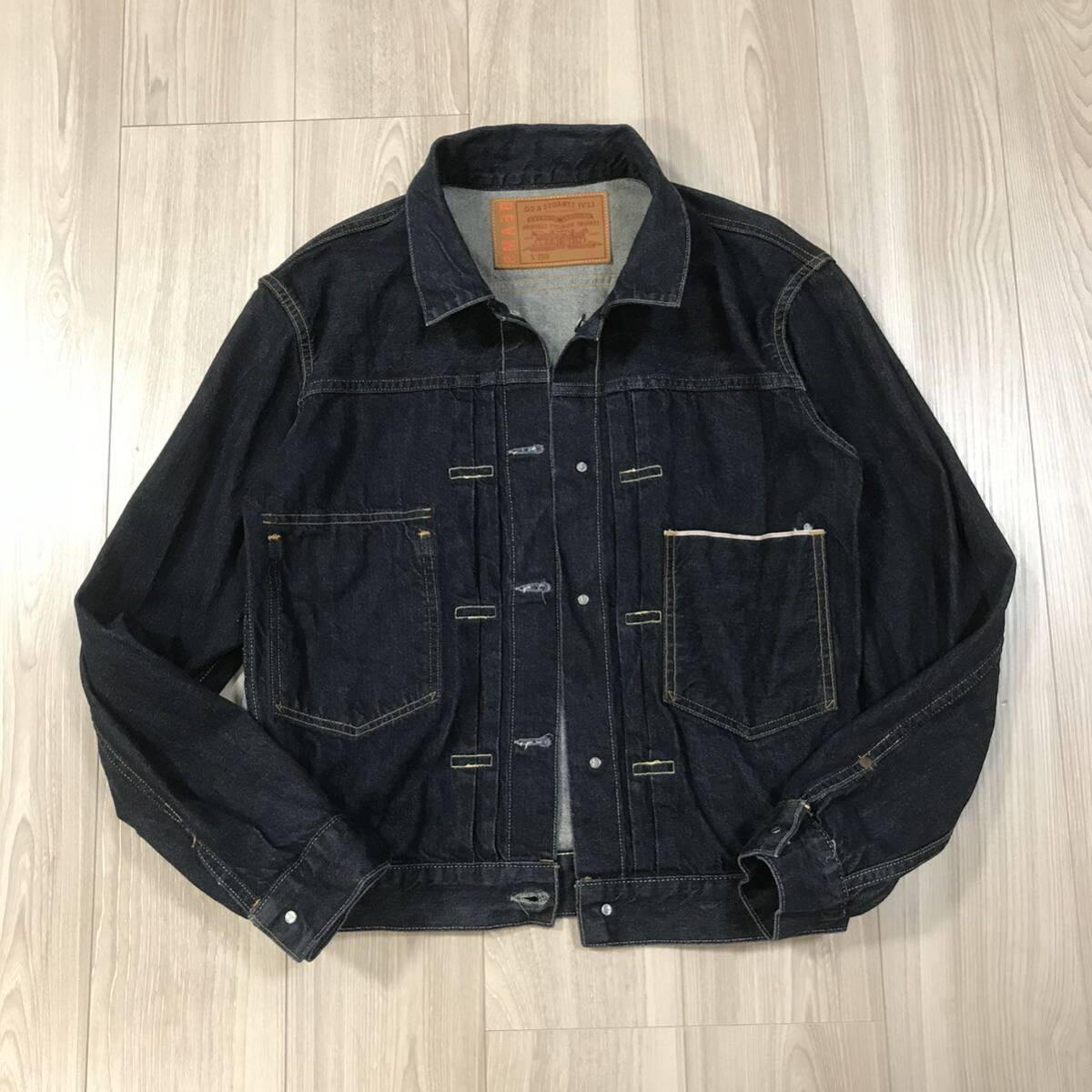 LEVI'S LEVIS BEAMS INSIDE OUT Trucker jacket 2nd BIG E LEVI'S LEVIS BEAMS INSIDE OUT Trucker jacket 2nd BIG E