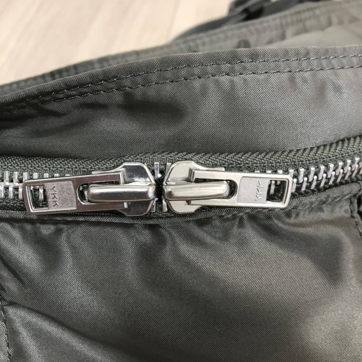 PORTER TANKER WAIST BAG L MA-1 MA1 ポーター タンカー ウエスト バッグ ボディ ショルダー ポーチ シルバー グレー オレンジ ミリタリー