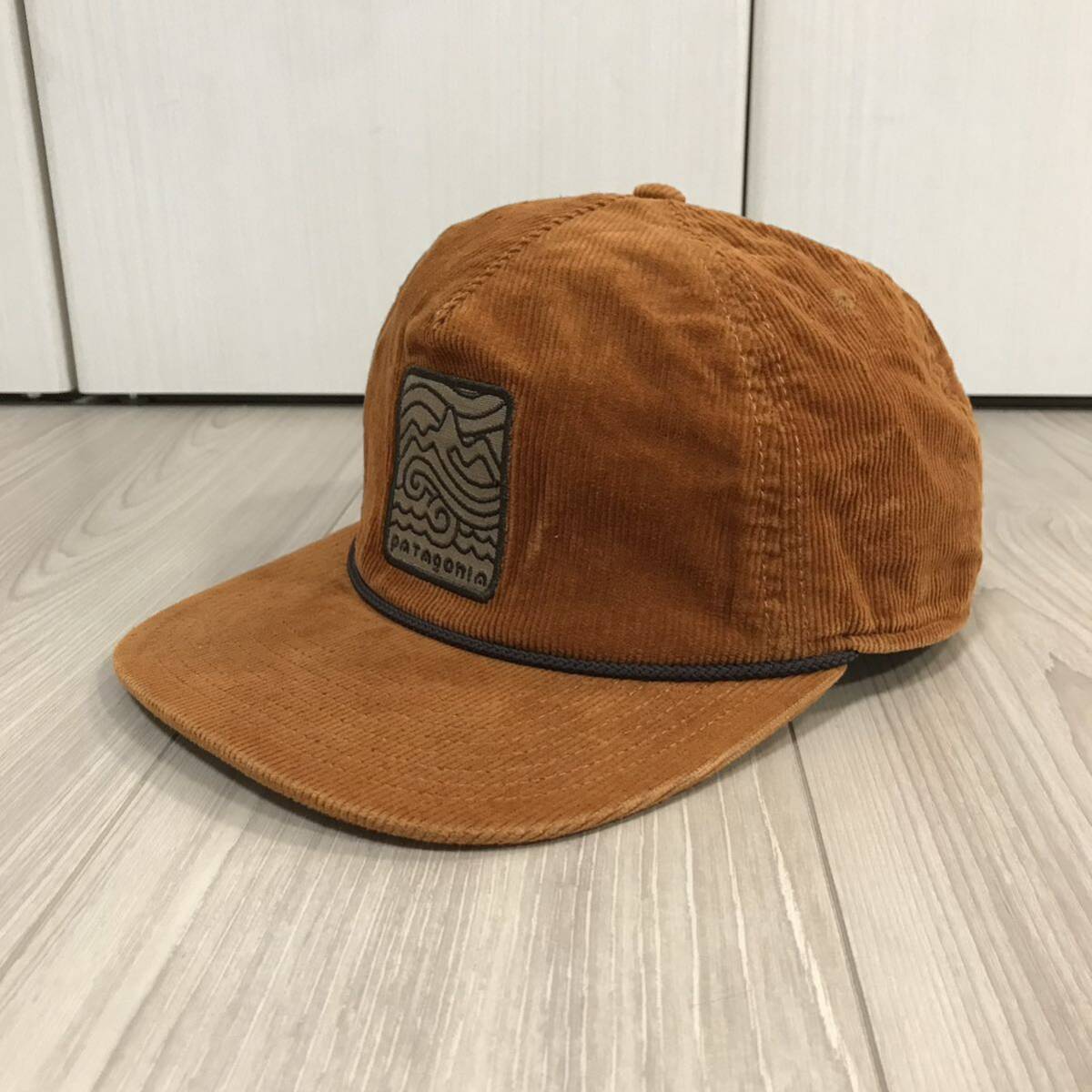 patagonia wave cap allパタゴニア ウェーブ 波 コーデュロイ ロープ キャップ 帽子 ハット アウトドア キャンプ ビンテージ ブラウン 茶色