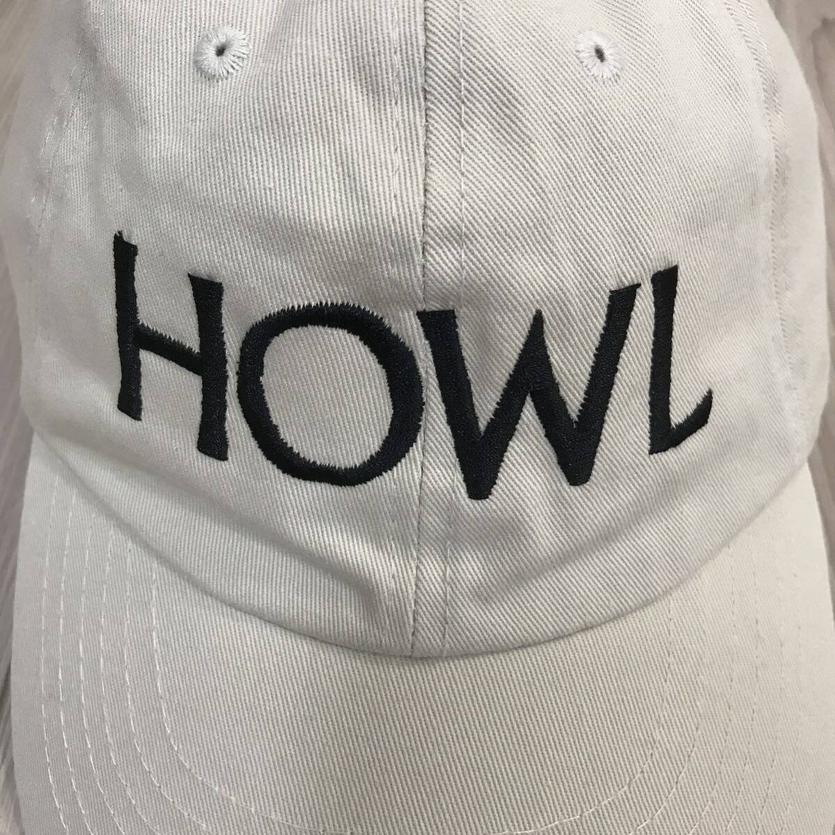 HOWL LOGO CAP HAT CITY LIGHTS BOOKSTORE APOLLO USA BEAUTY & YOUTH BASEBALL ハウル ロゴ キャップ 帽子 ハット ベージュ アメリカ