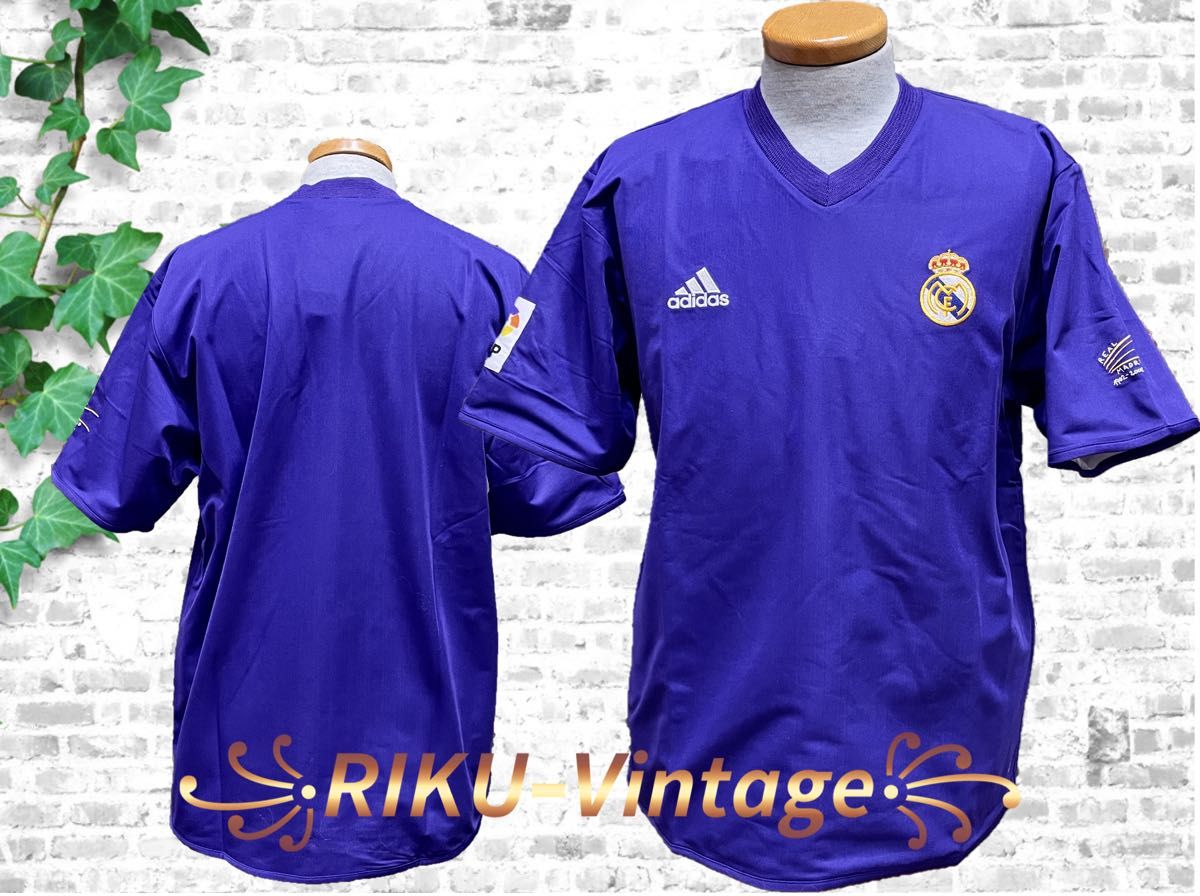 2001-2002(2002) レアル・マドリード 100周年 サード ユニフォーム ★adidas 新品 M 2001-2002(2002) レアル・マドリード 100周年 サード ユニフォーム ★adidas 新品 M