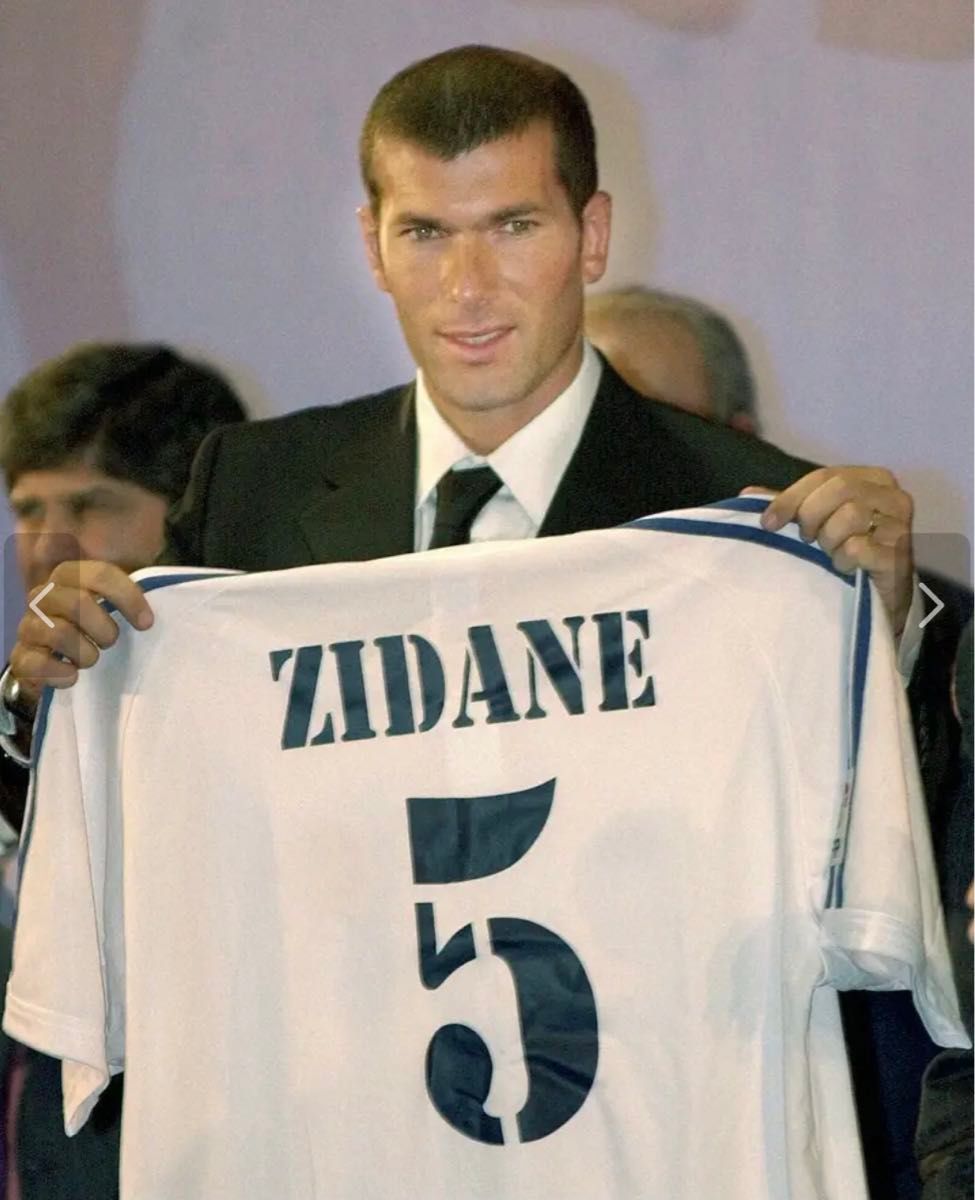 2001-2002(2001) レアル・マドリード ホームユニフォーム#5 ZIDANE ジダン選手モデル★adidas 新品 L