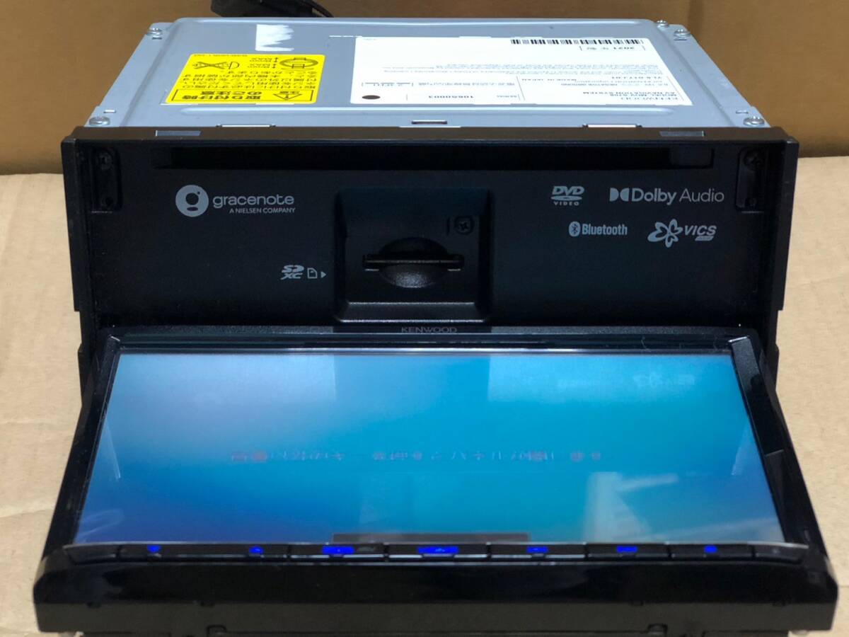KENWOOD MDV-S708 2021年製 地デジ フルセグ DVD Bluetooth USB x2 動作ok 新品プリントアンテナ付の画像3