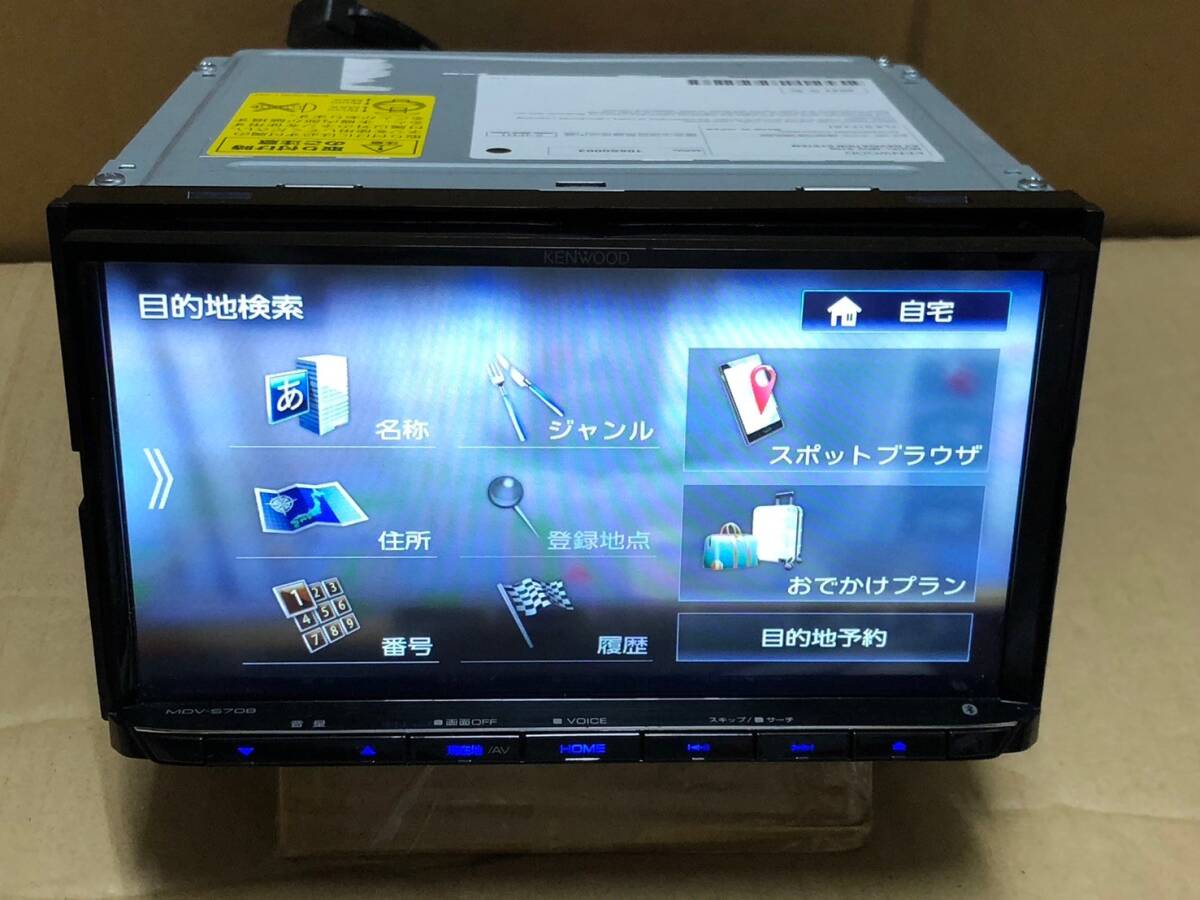 KENWOOD MDV-S708 2021年製 地デジ フルセグ DVD Bluetooth USB x2 動作ok 新品プリントアンテナ付の画像8