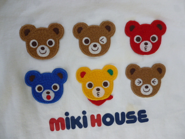 miki HOUSE ミキハウス Tシャツ  プッチーくんアップリケ ９０の画像4