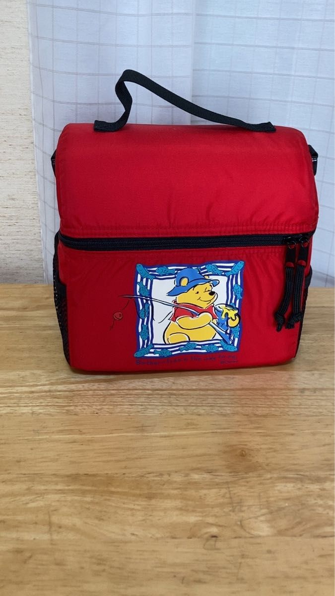 【SALE】LOGOS ロゴス　クーラーボックス　保冷バッグ　プーさん　POOH ディズニー　ドーム型　レア　希少品　ピクニック
