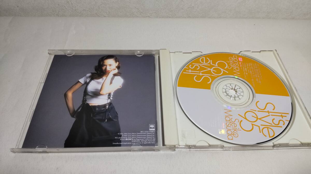 D4369 『CD』　 It’s Style ’95　/　松田聖子　輝いた季節へ旅立とう Let`s Talk Again　あなたを,愛したこと　素敵にOnce Again　Why_画像2