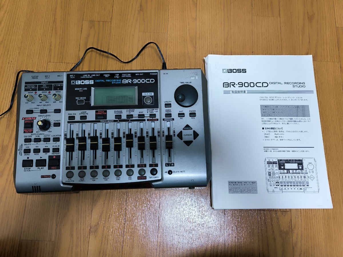 Digital Recording マルチトラックレコーダー BOSS MTR BR-900CD 中古品の画像3