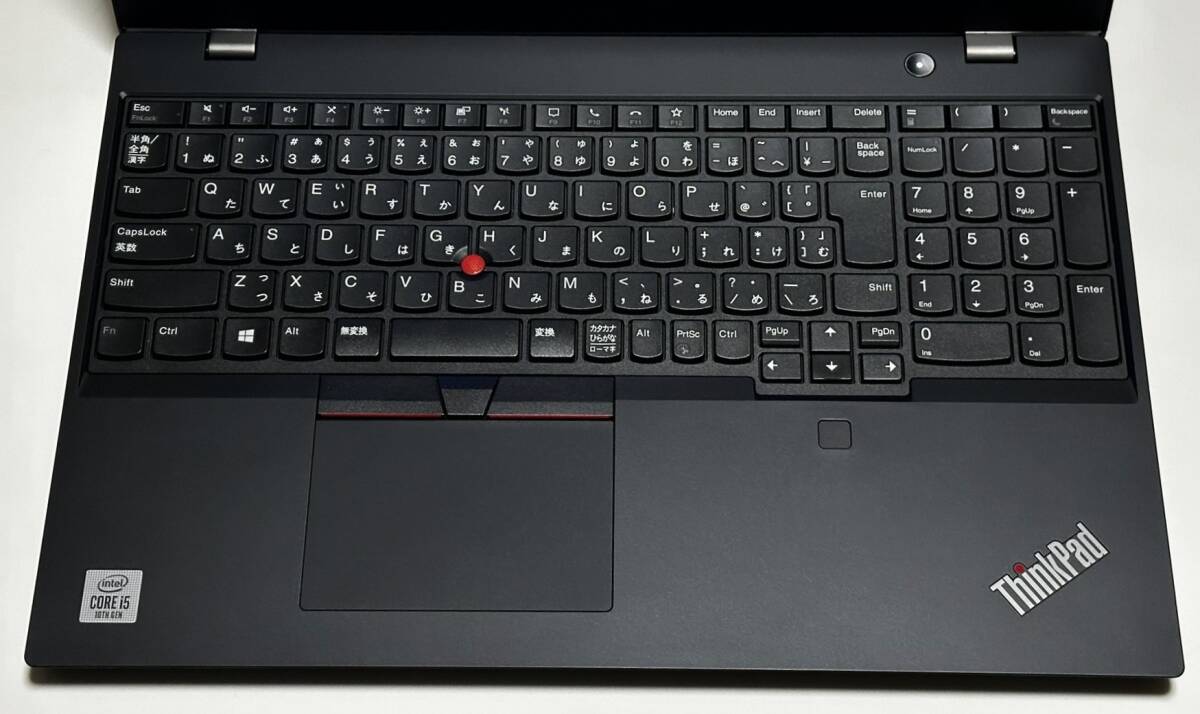 【中古】Lenovo ThinkPad L15 gen 1 Core i5-10210U MEM 8GB SSD256GB 無線LAN Win11 Pro_画像2