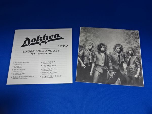  Dokken / under * lock * and * key paper jacket SHM-CD