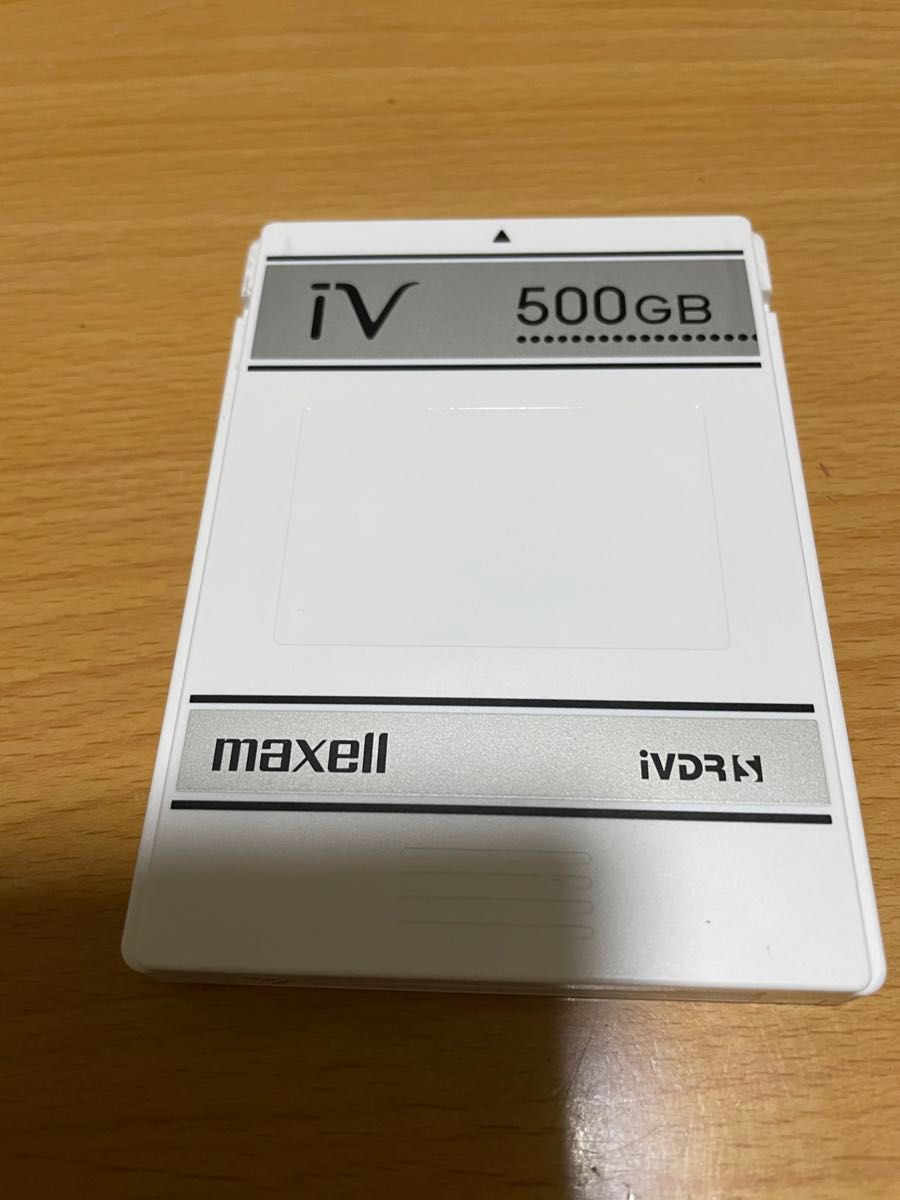 マクセル　maxell iVDR-S 500GB カセットHDD使用済み　1個！　貴重！　日立WOOO マクセルブルーレイディスク