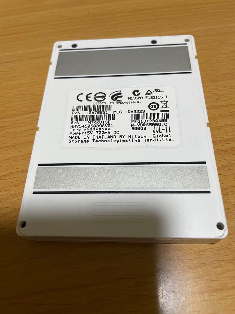 マクセル　maxell iVDR-S 500GB カセットHDD使用済み　1個！　貴重！　日立WOOO マクセルブルーレイディスク