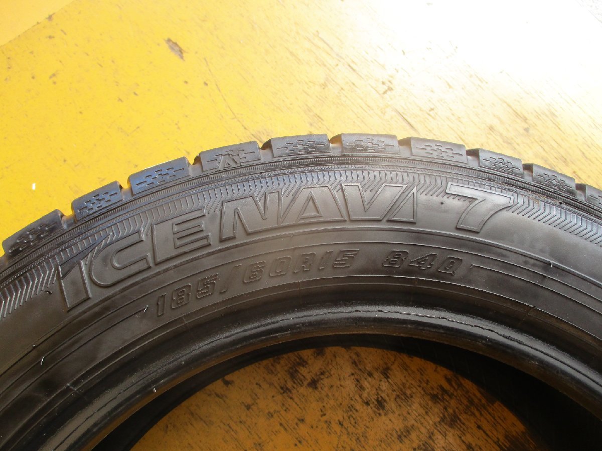 GOOD YEAR グッドイヤー ICE NAVI 7 185/60R15 84Q 2020年製造 185/60-15 1本 スタッドレスタイヤ_画像3