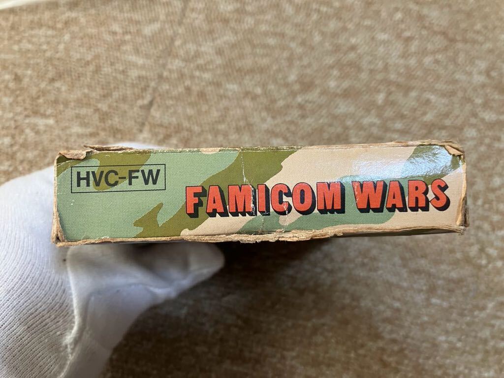 H58☆送料無料☆FC/ファミコン『HVC-FW FAMICOM WARS/ファミコンウォーズ』ソフト+箱 現状品 Nintendo ファミリーコンピュータ ソフト_画像9
