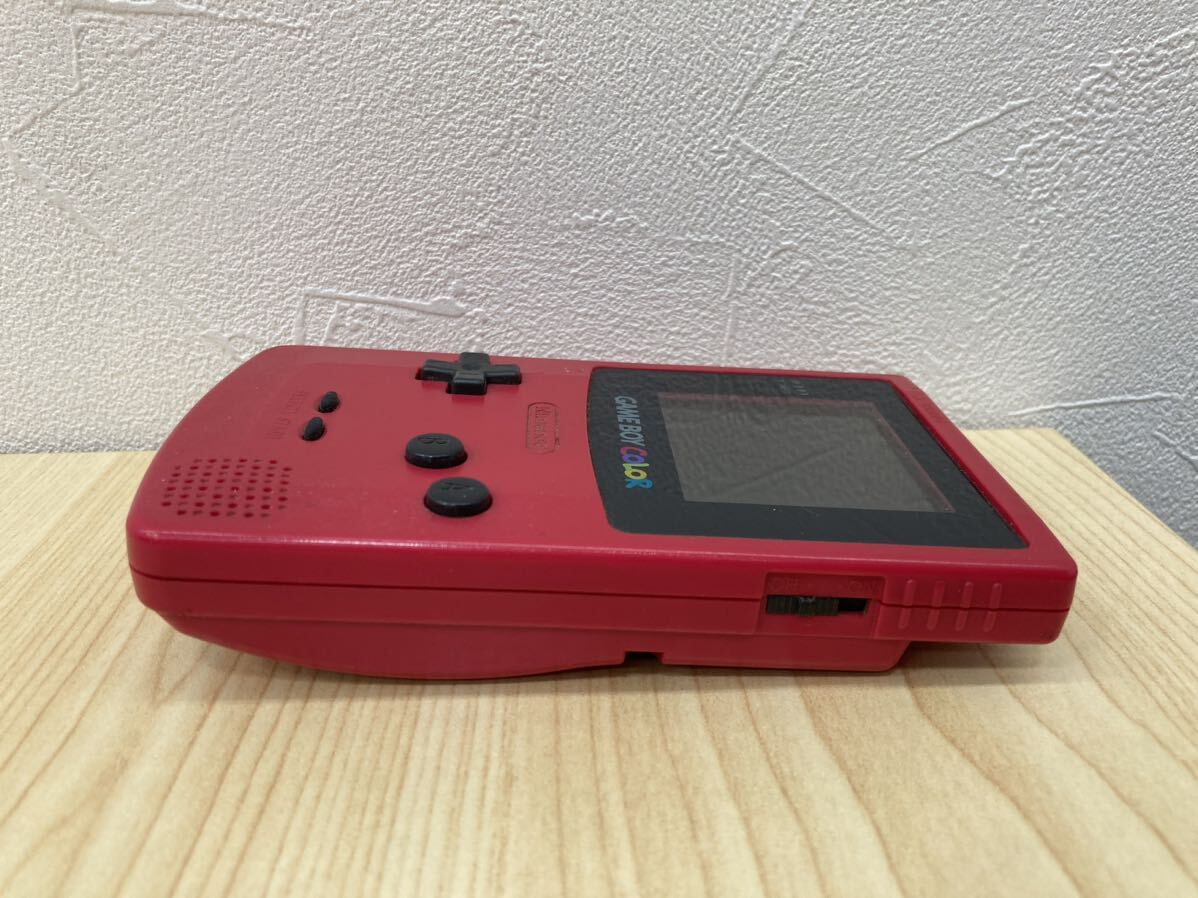 「H6902」ニンテンドー GAMEBOY COLOR ゲームボーイカラー レッド CGB-001 ジャンク_画像7