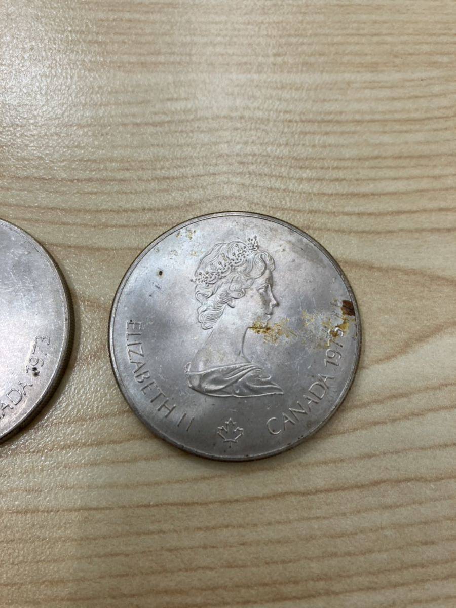 「H6537」カナダ モントリオール オリンピック 記念硬貨 コイン 銀貨 3枚セット 20ドル 5ドル_画像7