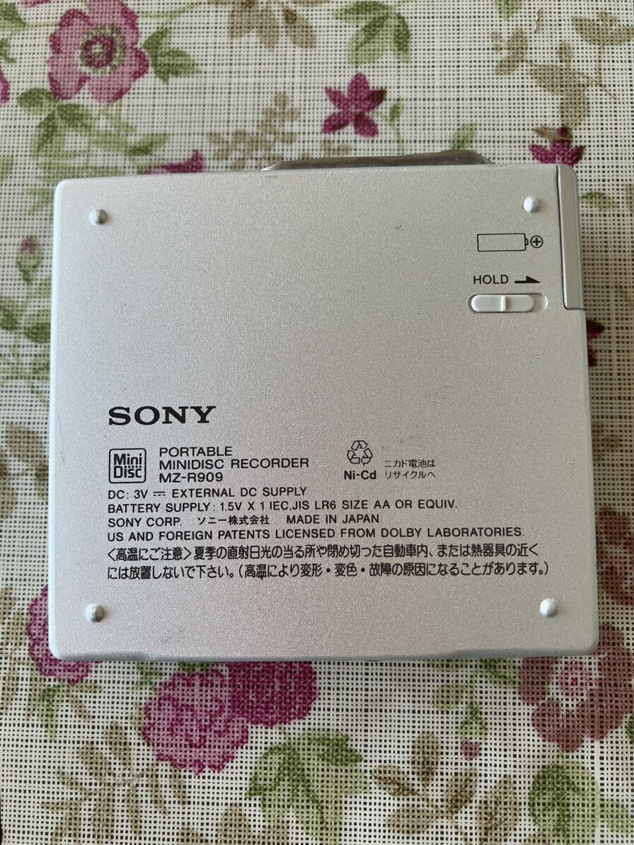 ☆☆☆ソニー SONY MDウォークマンMZ-R909 動作品 再生・録音OK まずます美品です！☆☆☆_画像4