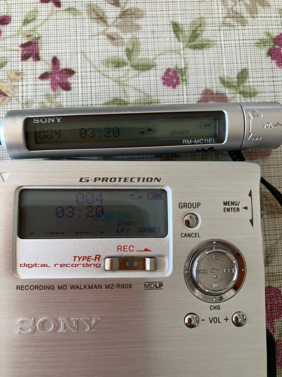 ☆☆☆ソニー SONY MDウォークマンMZ-R909 動作品 再生・録音OK まずます美品です！☆☆☆_画像9