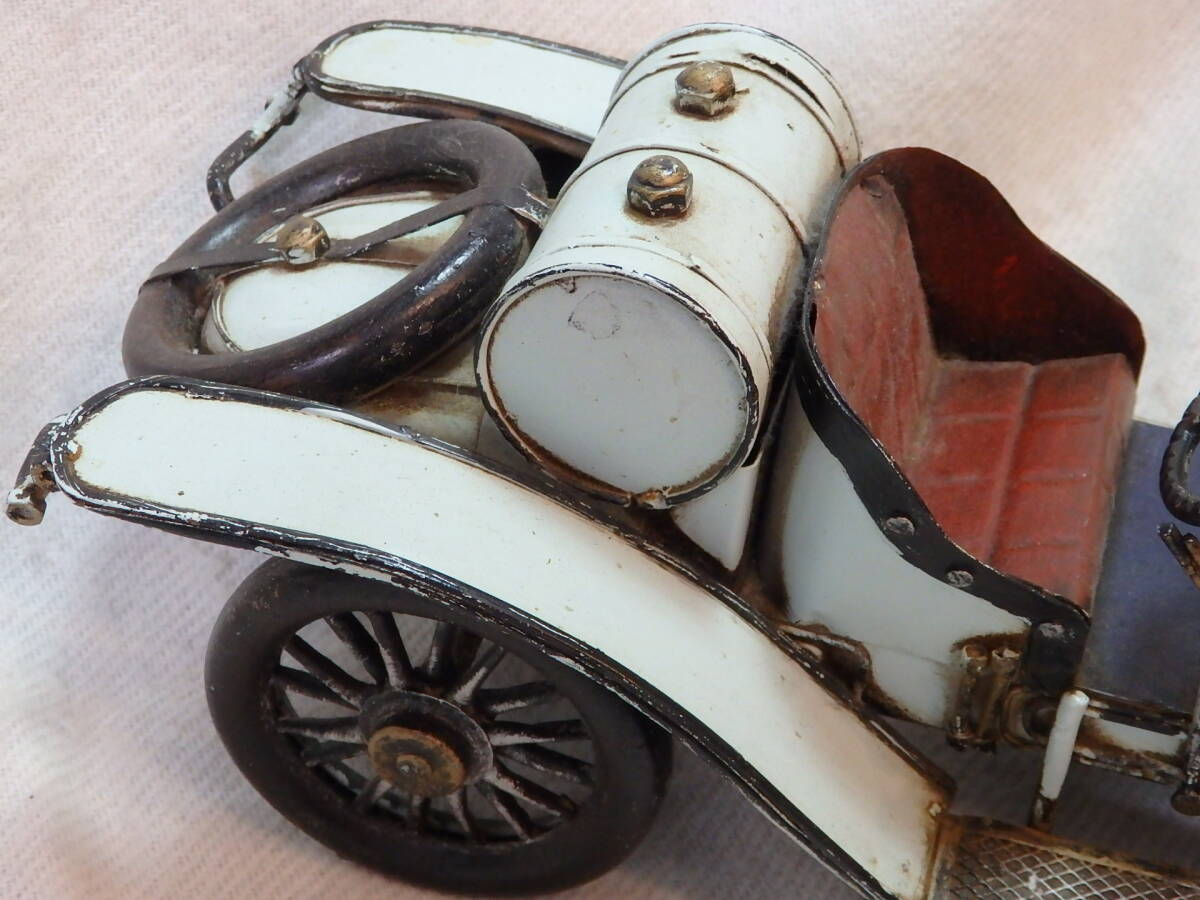 ビンテージ アンティーク レトロ フランス ブガッティ BUGATTI T13 ブリキ車 モデルカー YX2466 ジャンク品 MAQUETTE REPRODUCTION _画像5